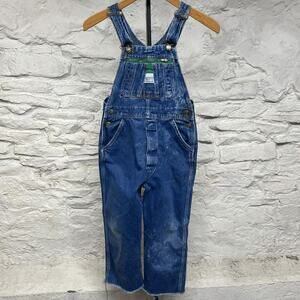 Vintage Liberty Overalls Distressed Kids Juniors XXS Faded